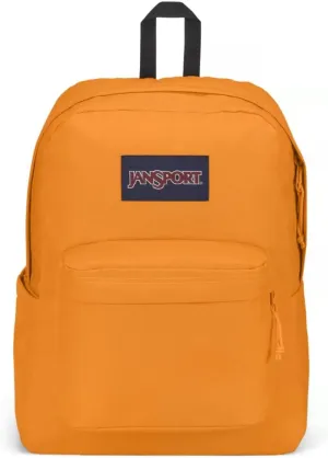 JanSport SuperBreak Plus Backpack with Padded 15-inch Laptop Sleeve and Integrated Bottle Pocket - Spacious and Durable Daypack for Work and Travel - Apricot