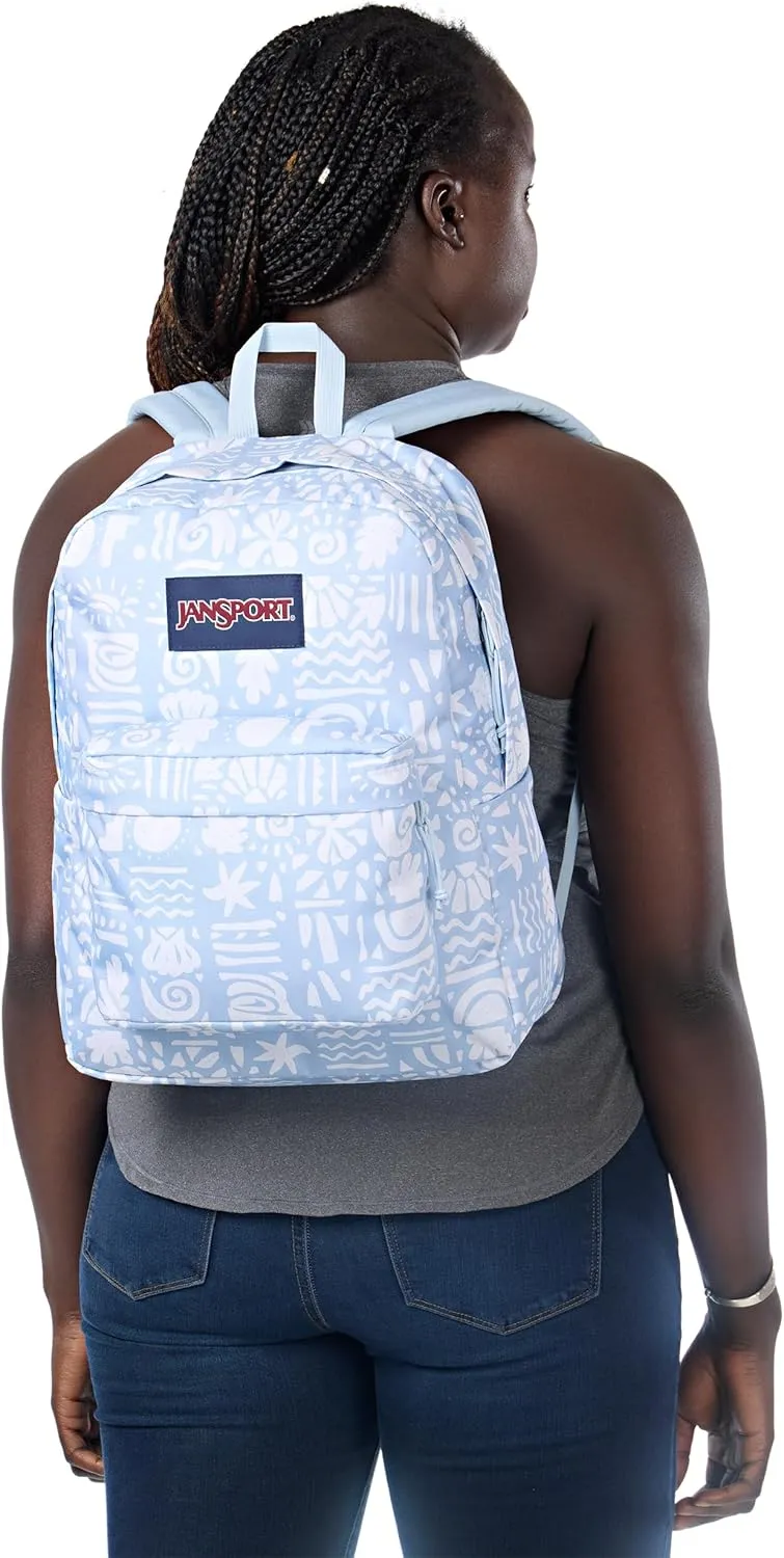 JanSport SuperBreak Plus Backpack with Padded 15-inch Laptop Sleeve and Integrated Bottle Pocket - Spacious and Durable Daypack for Work and Travel - Coastal Curiosities