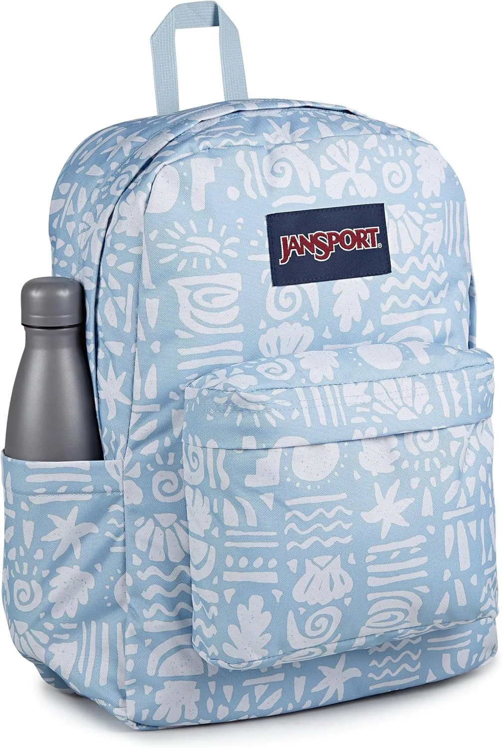 JanSport SuperBreak Plus Backpack with Padded 15-inch Laptop Sleeve and Integrated Bottle Pocket - Spacious and Durable Daypack for Work and Travel - Coastal Curiosities