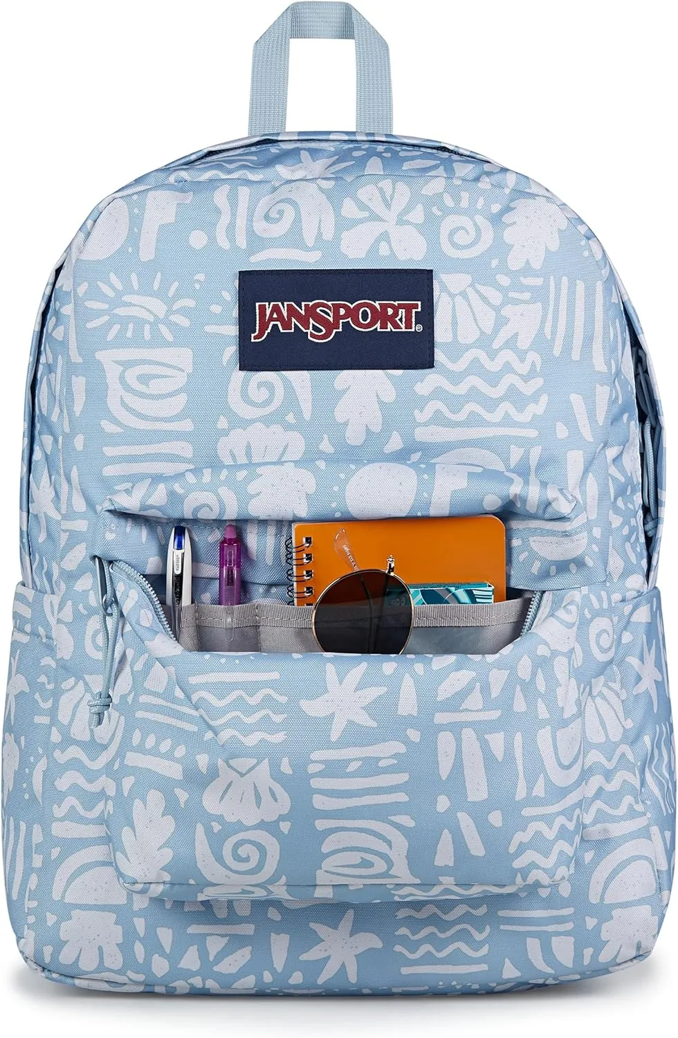 JanSport SuperBreak Plus Backpack with Padded 15-inch Laptop Sleeve and Integrated Bottle Pocket - Spacious and Durable Daypack for Work and Travel - Coastal Curiosities