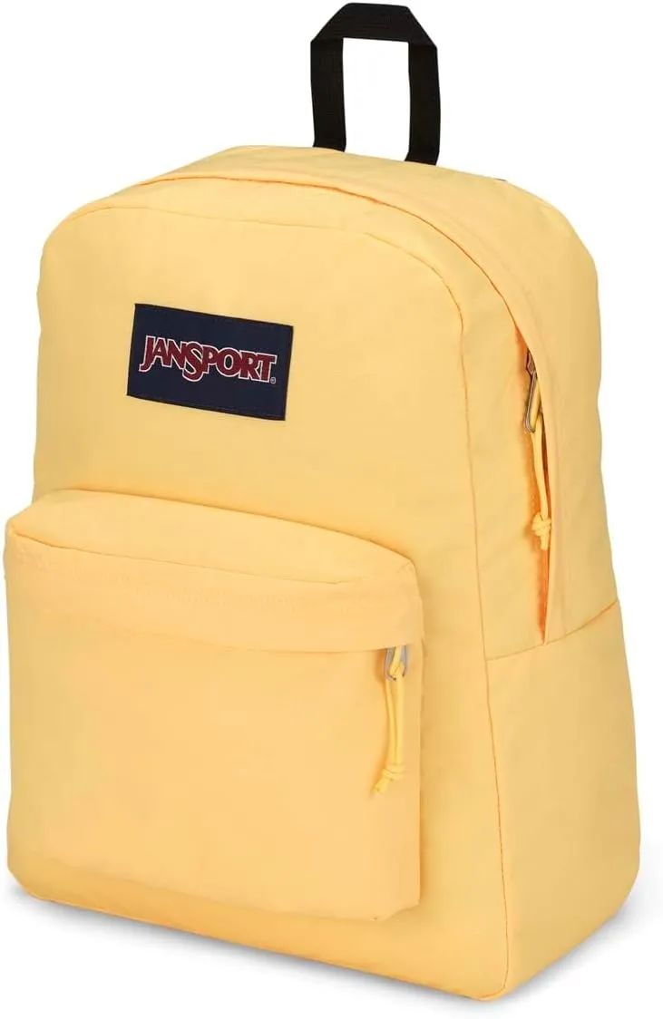 JanSport SuperBreak Plus Backpack with Padded 15-inch Laptop Sleeve and Integrated Bottle Pocket - Spacious and Durable Daypack for Work and Travel - Sun Shimmer