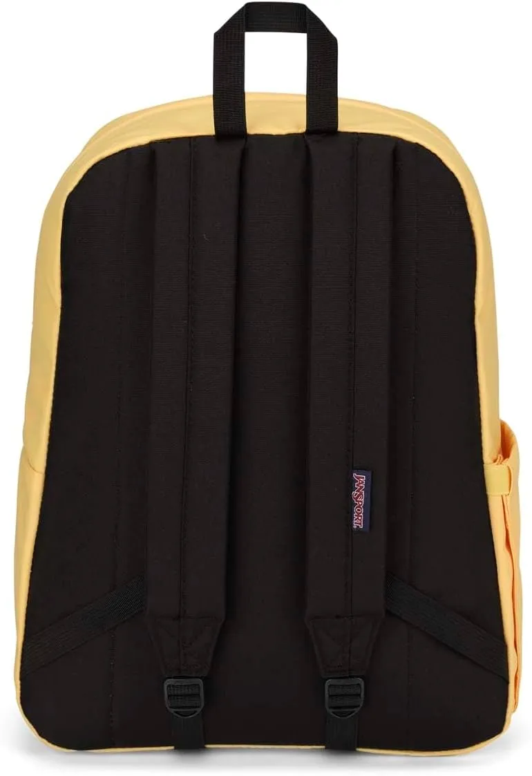 JanSport SuperBreak Plus Backpack with Padded 15-inch Laptop Sleeve and Integrated Bottle Pocket - Spacious and Durable Daypack for Work and Travel - Sun Shimmer