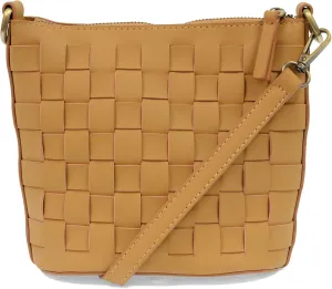 Joy Susan Maci Woven Crossbody: Vegan Bag