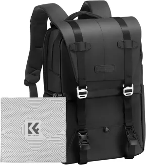 K&F Concept Camera Backpack, Camera Bags for Photographers Lens Camera Protective Wrap