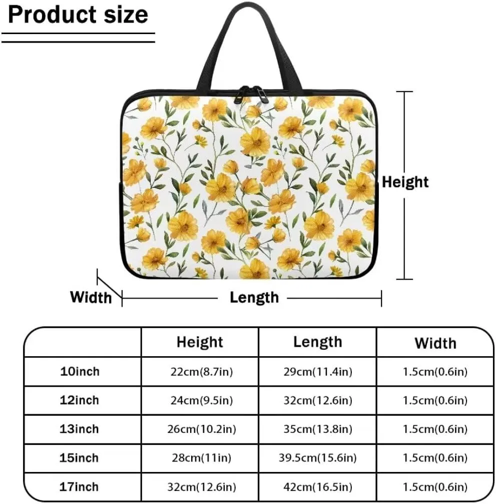 Kuiaobaty Laptop Protective Case for College 10-17 Inches Laptop Briefcase