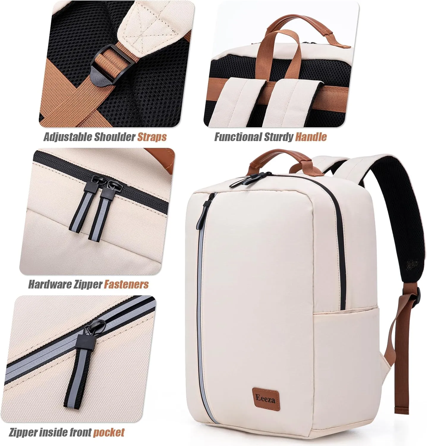 Laptop Backpack, Durable Lightweight Travel Backpack Featuring Spacious Main Laptop Compartment, Functionality for Travel, School, Daily Use