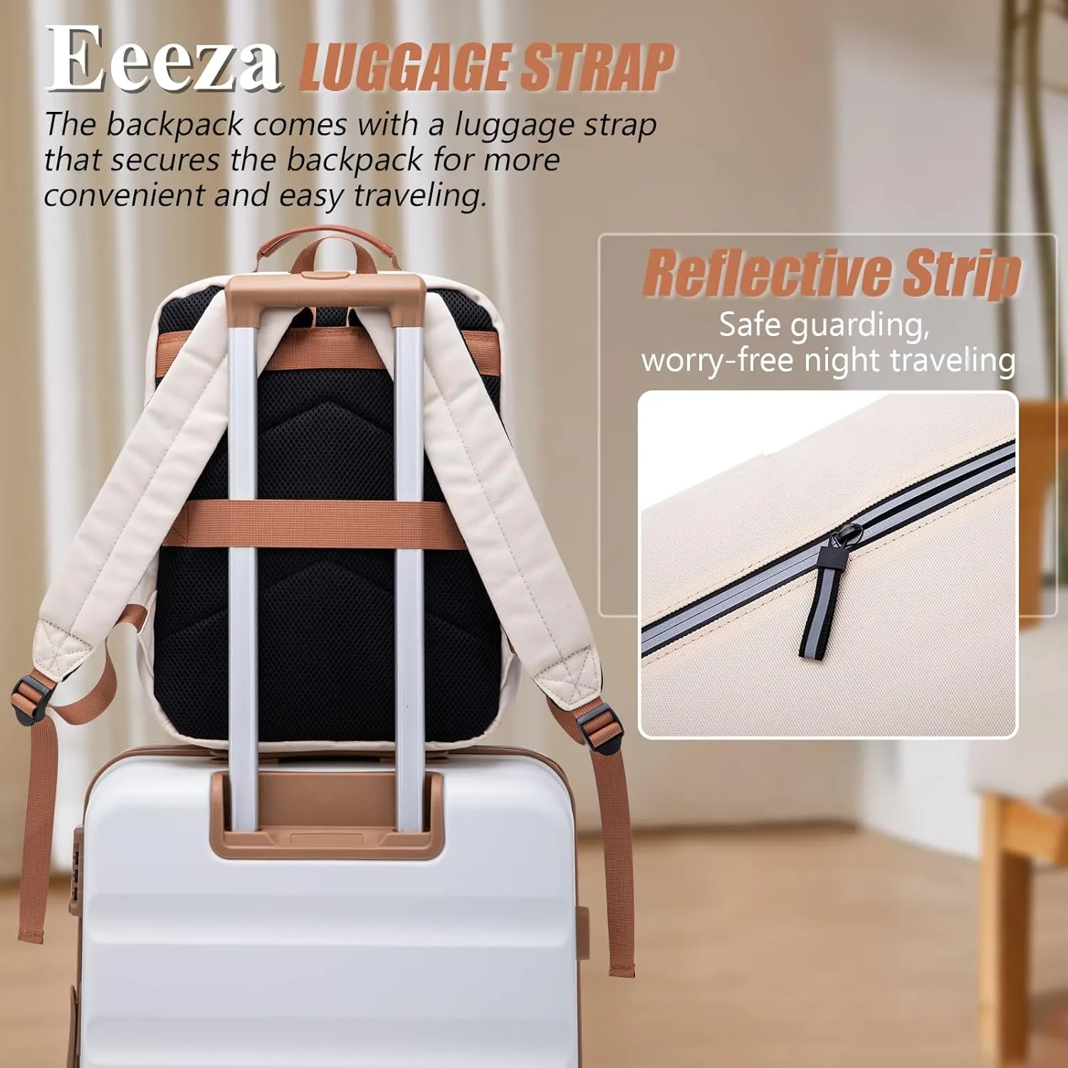 Laptop Backpack, Durable Lightweight Travel Backpack Featuring Spacious Main Laptop Compartment, Functionality for Travel, School, Daily Use