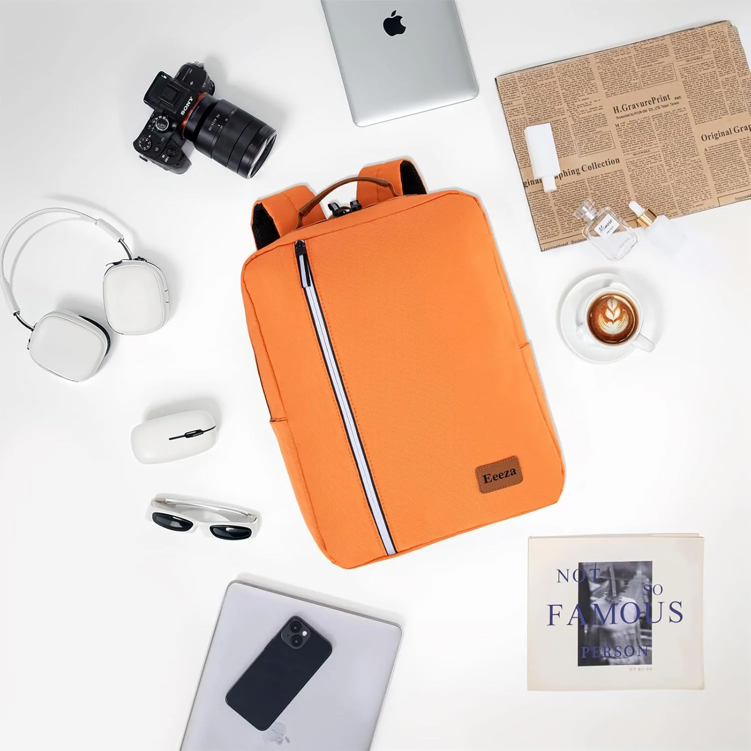 Laptop Backpack, Durable Lightweight Travel Backpack Featuring Spacious Main Laptop Compartment, Functionality for Travel, School, Daily Use