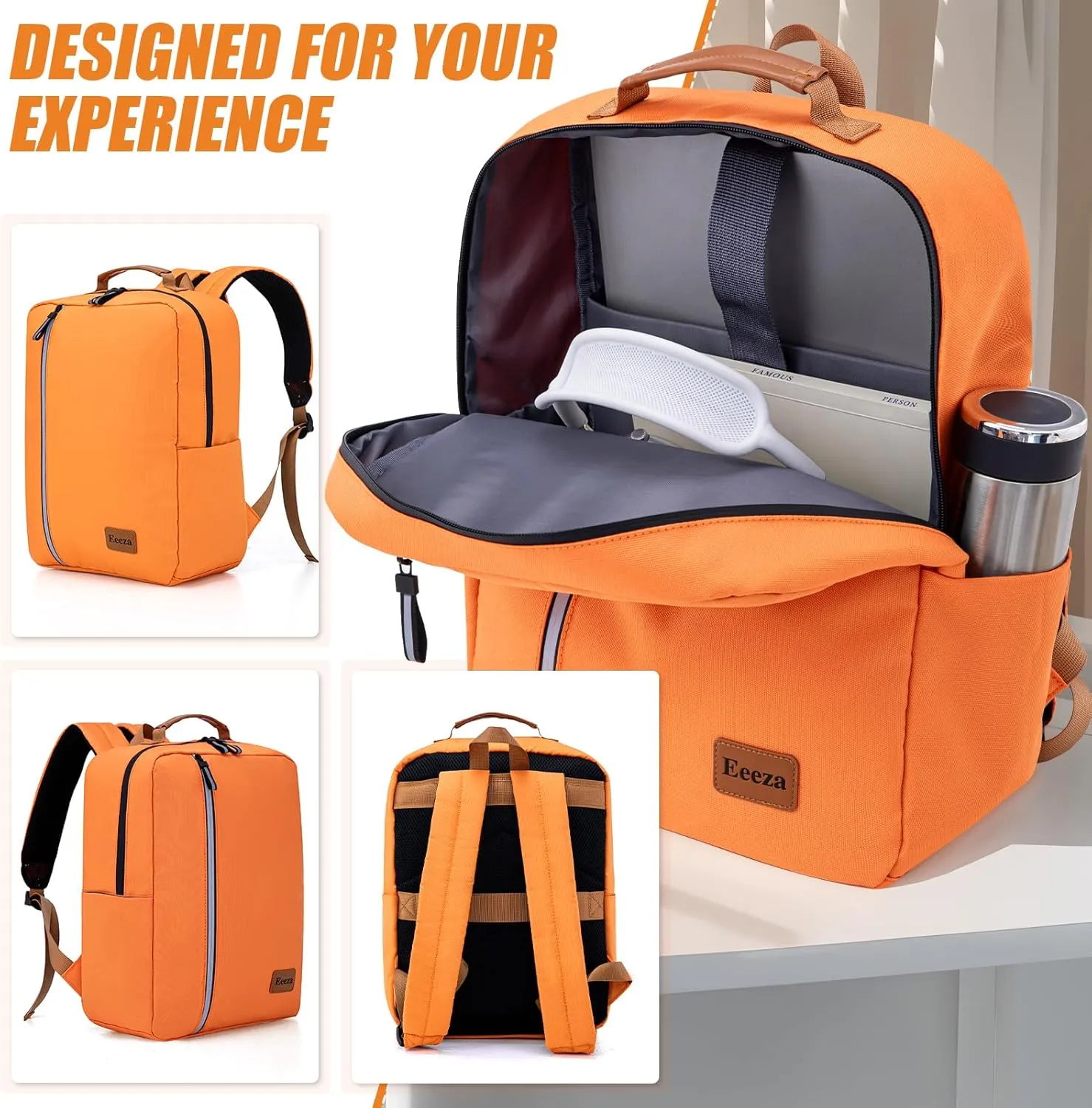 Laptop Backpack, Durable Lightweight Travel Backpack Featuring Spacious Main Laptop Compartment, Functionality for Travel, School, Daily Use