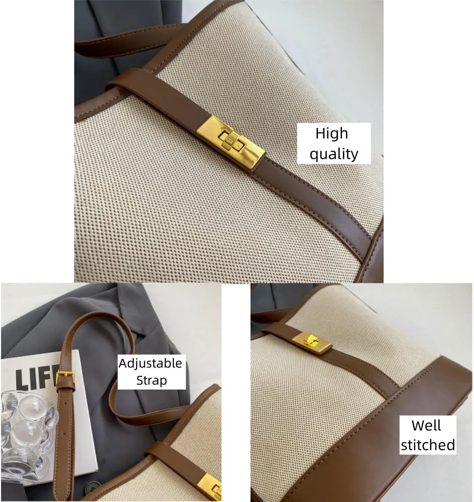Large Bucket Bag for Women Stylish Crossbody Bag Cute Shoulder Bag Casual Tote with Adjustable Strap