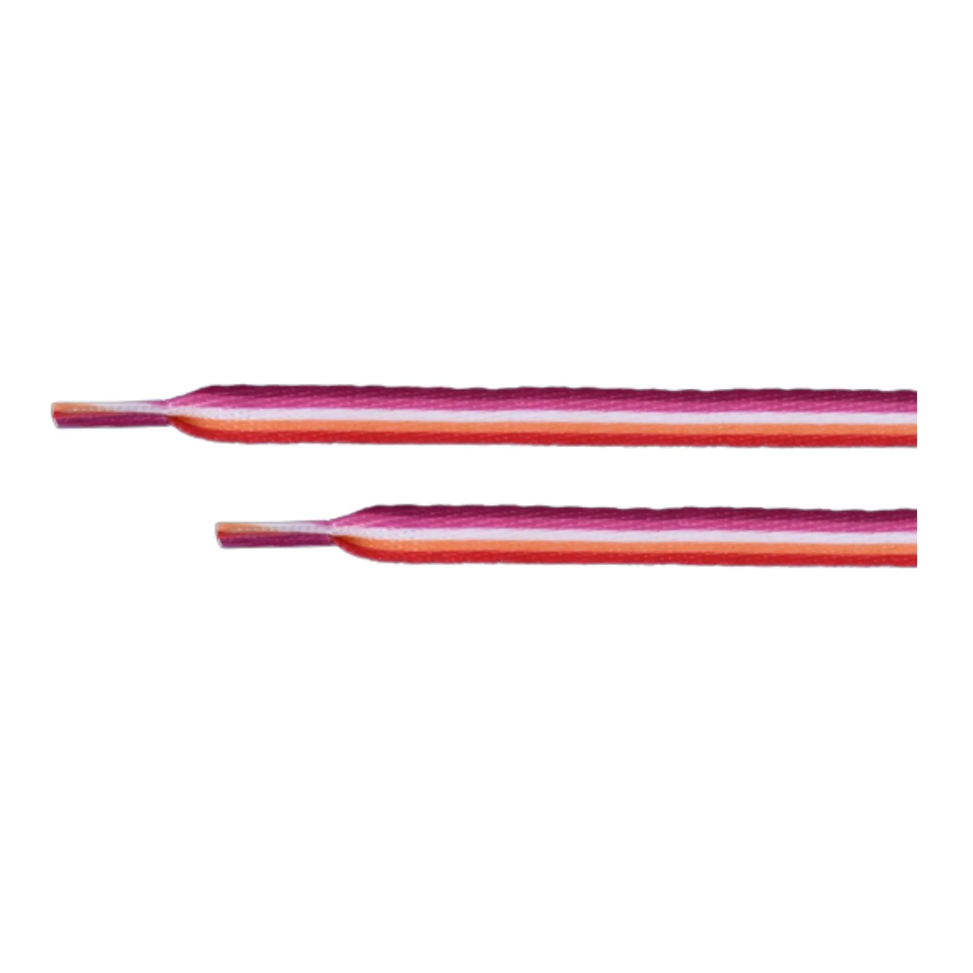 Lesbian Sunset Flag Shoe Laces (1 Pair)