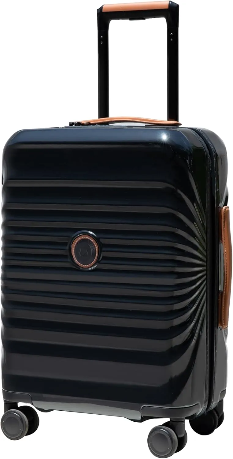 Lightweight 28" Black Luggage with USB Port and Wheel Lock, Spacious Inner Storage, and Spinner Wheels