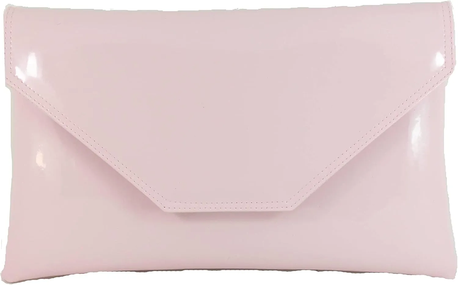 LONI Womens Stylish Large Envelope Patent Clutch Bag/Shoulder Bag Wedding Party Prom Bag