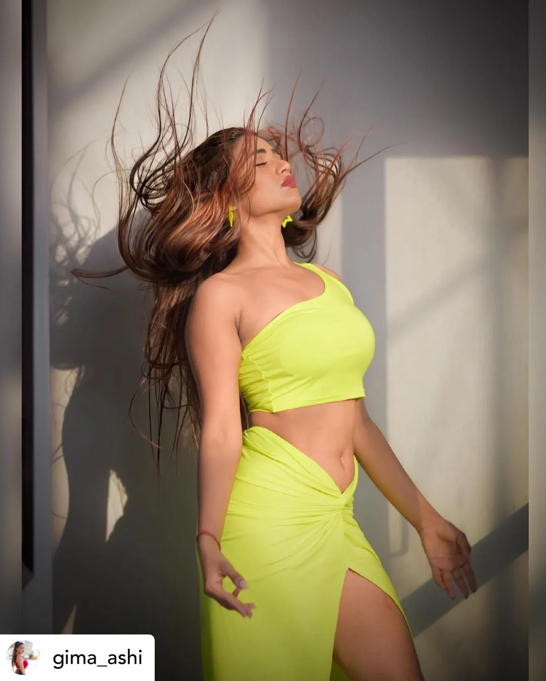 Mariel Neon Green Coord Set