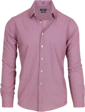 Nautica Slim Fit Mens Dress Shirts Long Sleeve Button Down Wrinkle Free Formal 4-Way Stretch