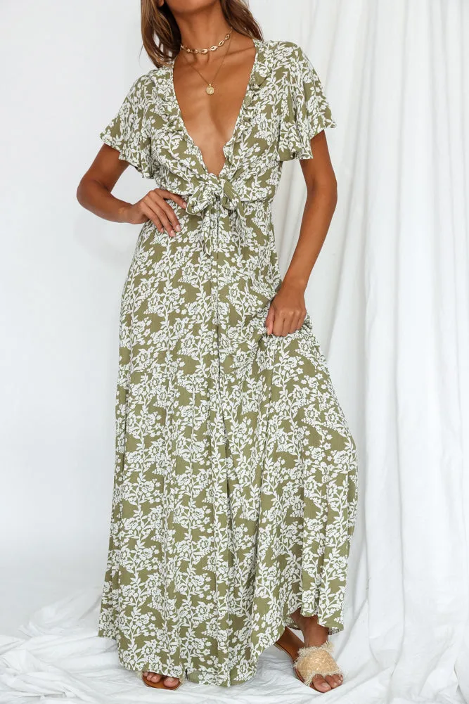 Night Blues Jumpsuit Olive
