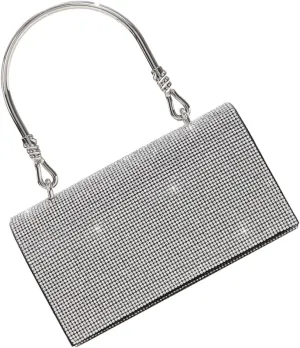 NOLITOY Fashionable Chain Purse Lady's Evening Bag Crystal Stylish for Party Banquet Wedding