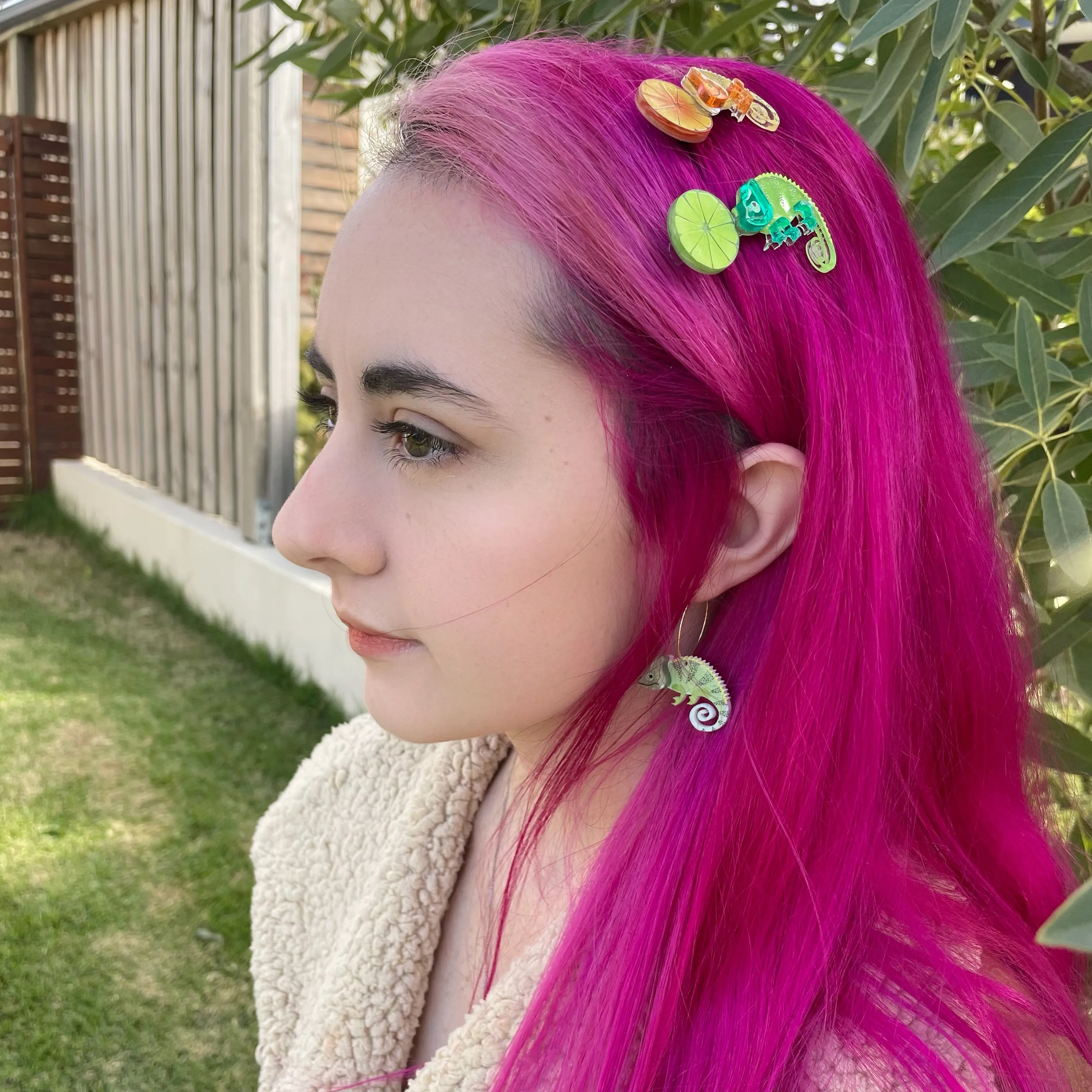 Orange 🍊 - hair clip