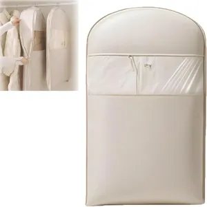 Otherwise Space Saving Garment Bag, 2025 New Otherwise Garment Bags, Space Saving Hanging Garment Bag with Self Compression Zipper, Travel Clothing Storage Bag(Beige,Medium)