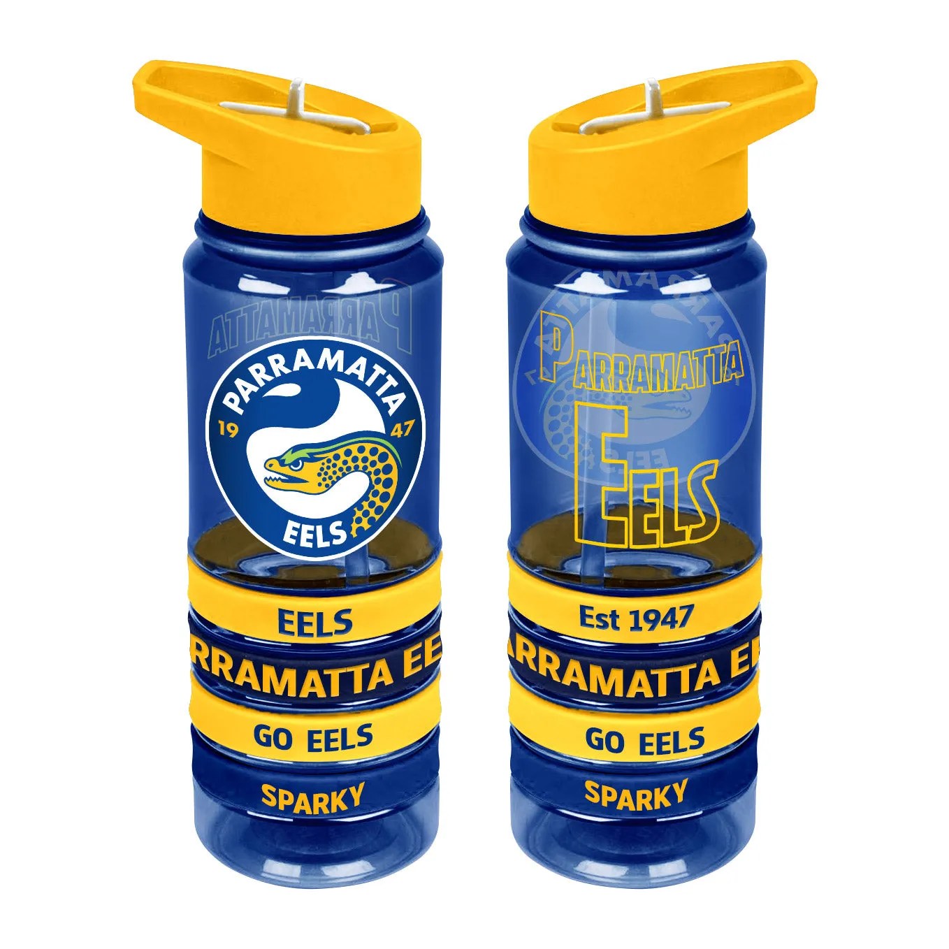 Parramatta Eels Waterbottle With Bands