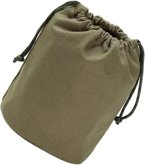 PartyKindom Canvas Drawstring Backpack Large Storage Bag for Camping Bedding Camping Supplies