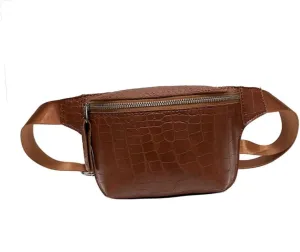 Pattern Women's Waist Pouch Pu Fanny Pack Small but Spacious Sling Bag Zipper Pocket Bag for Travel