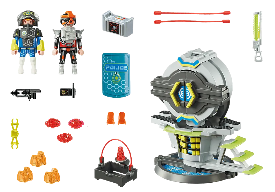 Playmobil Galaxy Police Safe with Secret Code