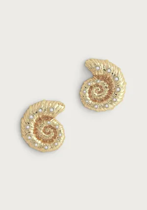 Shell Stud Earrings