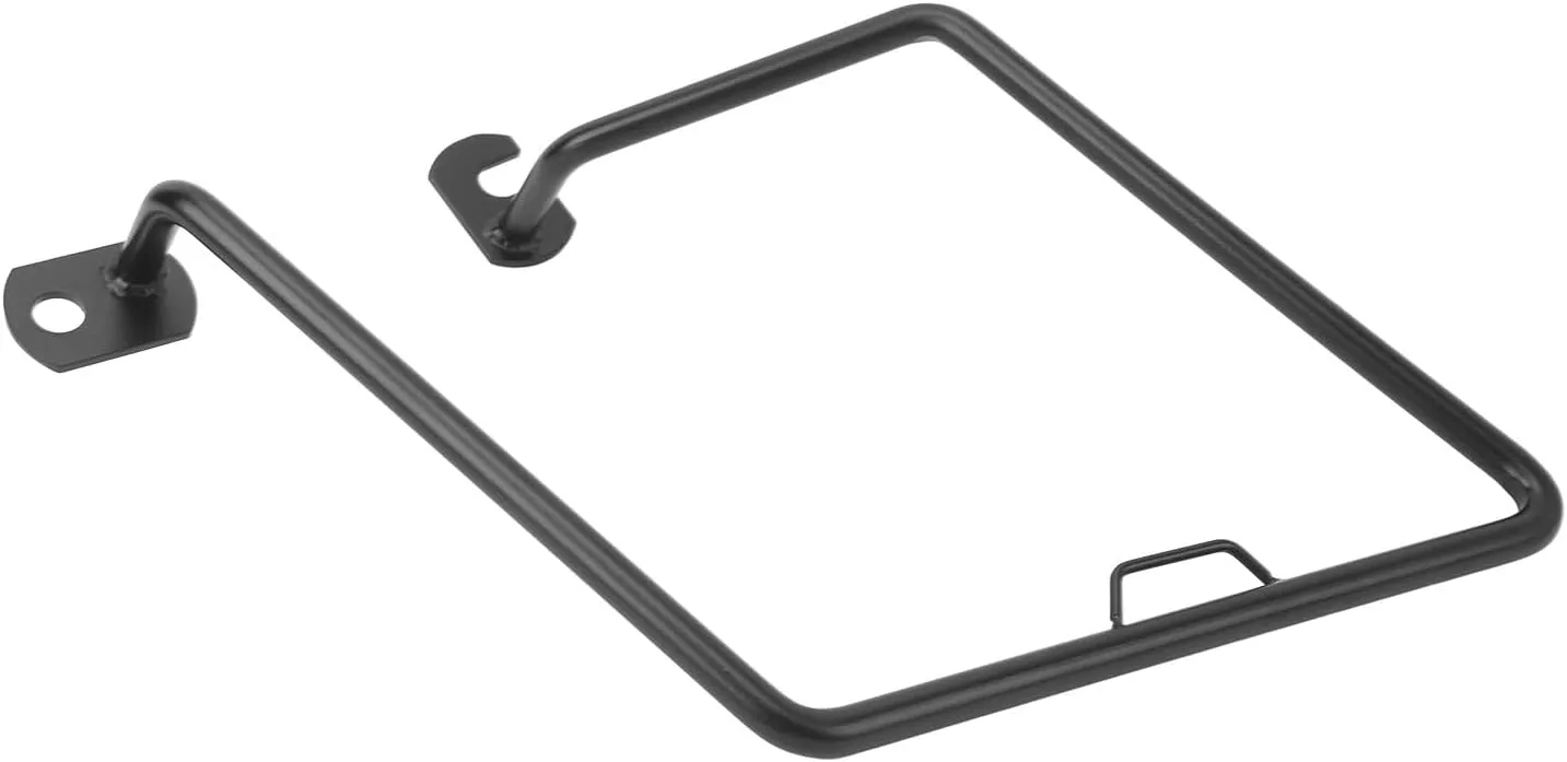 Side Luggage Rack, Heavy Duty Motorcycle Side Saddlebag Support Rack Easy to Install Convenient Storage Load Capacity for W400 W650 W800 (Left)