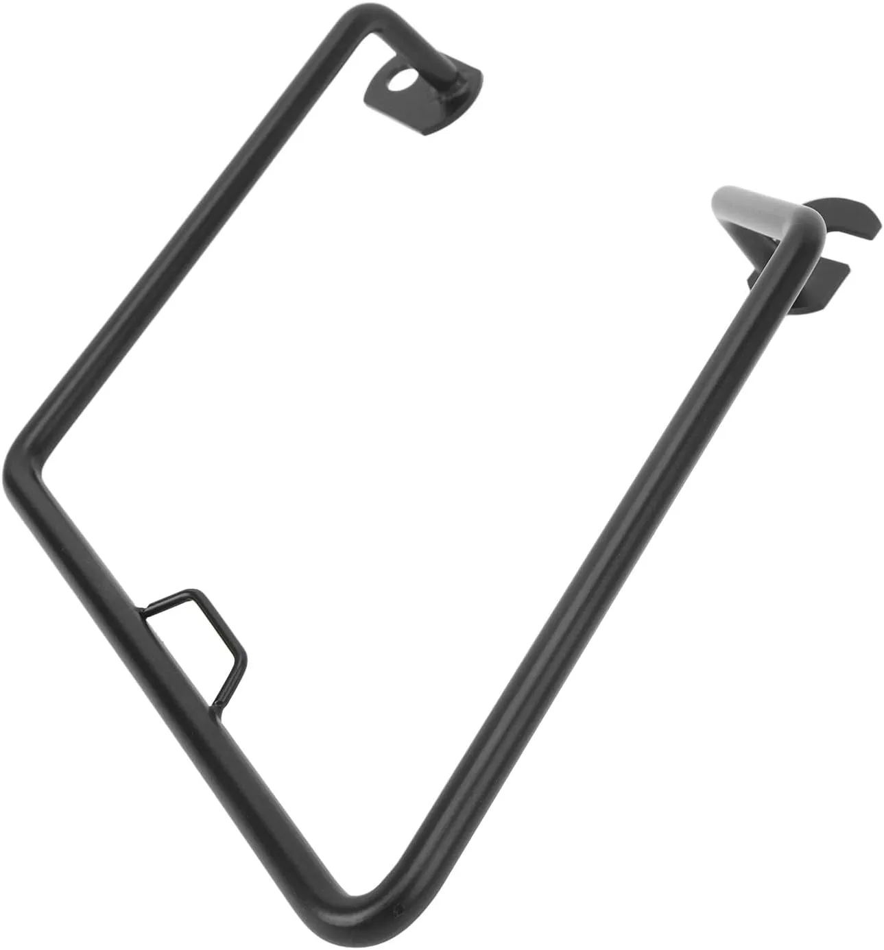 Side Luggage Rack, Heavy Duty Motorcycle Side Saddlebag Support Rack Easy to Install Convenient Storage Load Capacity for W400 W650 W800 (Left)