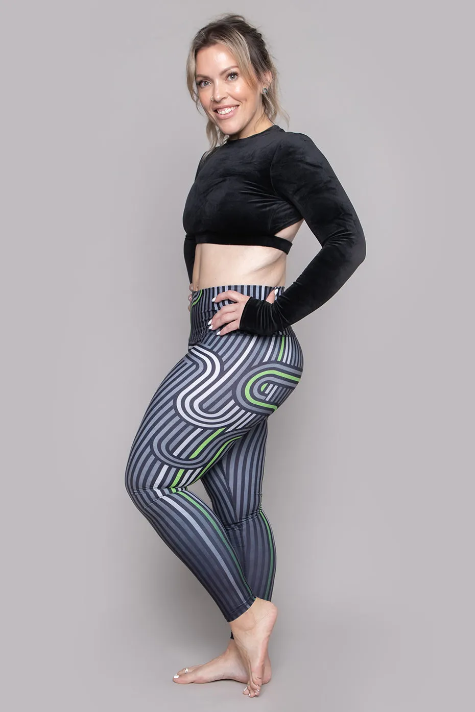 Sol Legging | Retro Neon