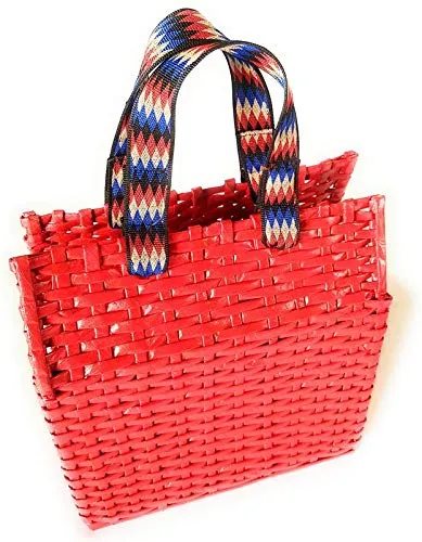 Sonas Creation Large Red Satchel/Ladies Purse/Tote (Eco Friendly & Handmade)