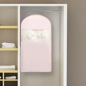 Space Saving Hanging Garment Bag with Self Compression Zipper, Space Saving Storage Closet Organizers, Suit Bags for Closet Storage, Dust Cover Clothes Bags for Down Coat #
