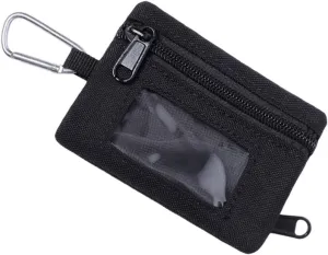 Stainless Steel Nylon Belt Pouch Portable Waist Bag Pouch for Daily Use