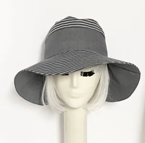 Striped Wide Brim Hat