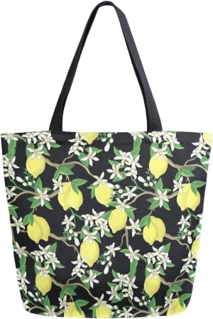 Stylish Funny Pattern Extra Large Shoulder Tote Bag for Beach Travel Weekender Gym Grocery Shopping