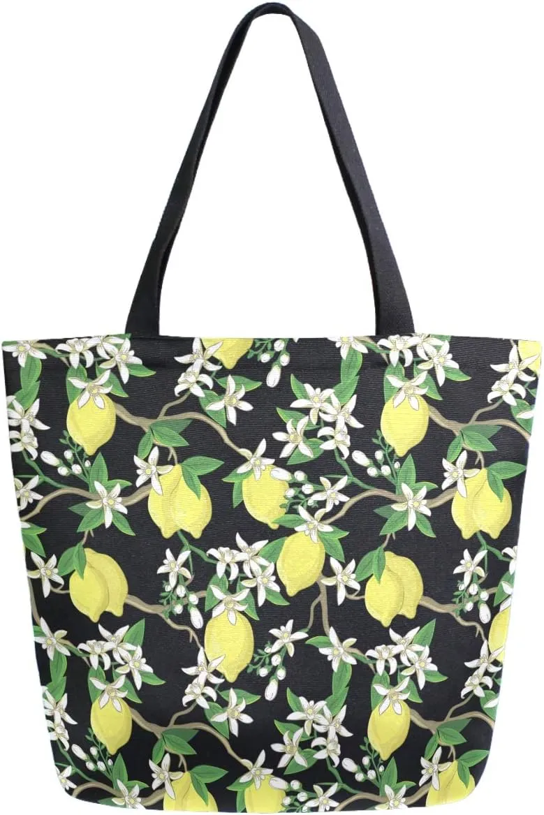 Stylish Funny Pattern Extra Large Shoulder Tote Bag for Beach Travel Weekender Gym Grocery Shopping