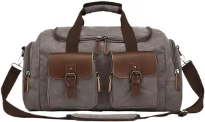 Stylish Garment Duffle Bag for Business Leisure Travel Weekender Overnight Waterproof Waxed Canvas