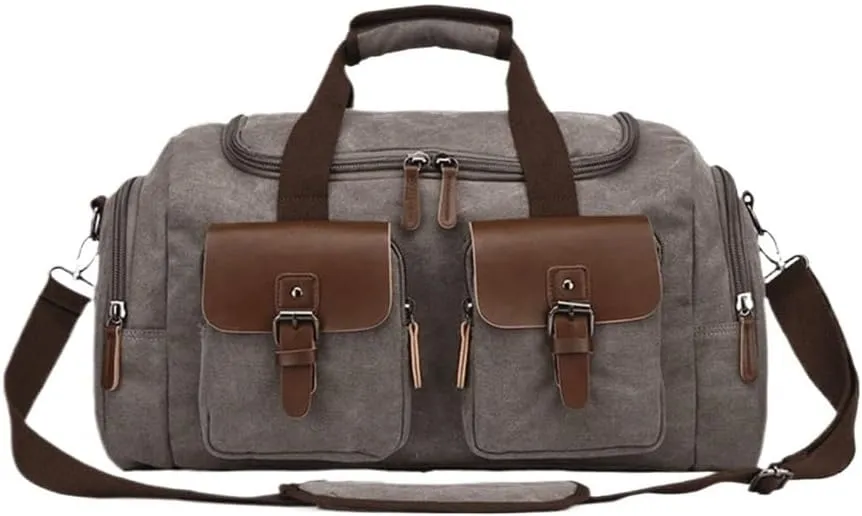 Stylish Garment Duffle Bag for Business Leisure Travel Weekender Overnight Waterproof Waxed Canvas