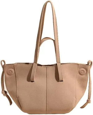 Stylish Large Capacity Suede Tote Bag Top handle Bag Vintage Hobo Bag Shoulder Bag Satchel Purse Shopping Bag for Women