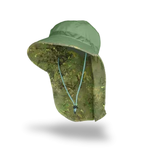 Sun Hat - Green Brush Camo