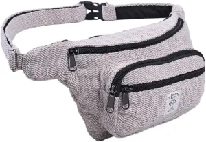 THE COLLECTION ROYAL Himalayan Hemp and Cotton Fanny Pack, Eco-friendly, Boho, Hippie Fanny Pack, Waist Belt, Travel Utility Belt