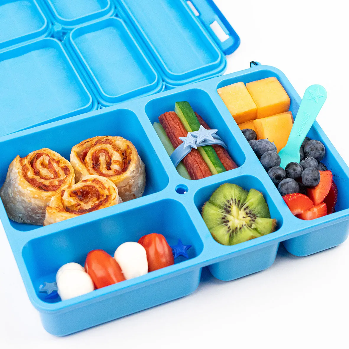 The Lunch Punch Silicone Wrap Bands - Blue