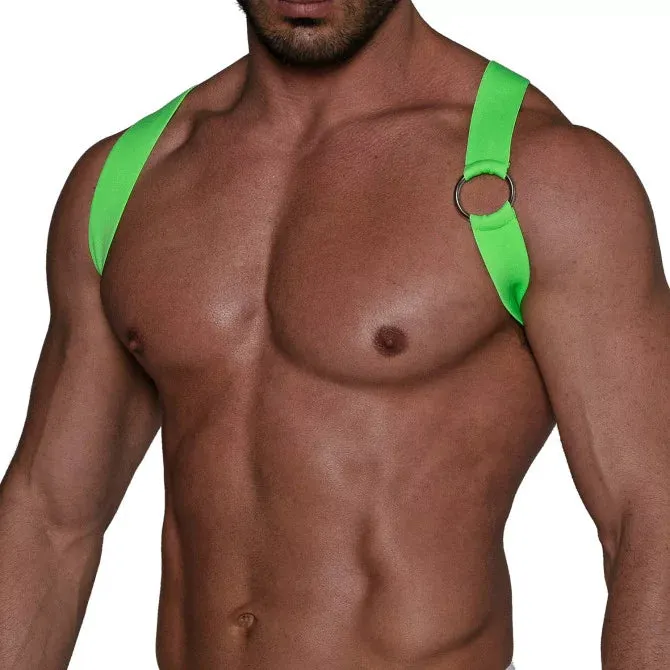 TOF Paris Party Boy Neon Elastic Harness Neon Green