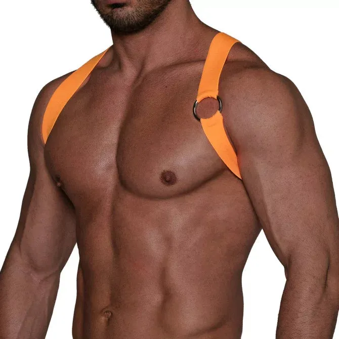 TOF Paris Party Boy Neon Elastic Harness Neon Orange