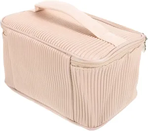 Travel Cosmetic Bag Hanging Makeup Organizer Large Capacity Stylish Leather Make up Bag