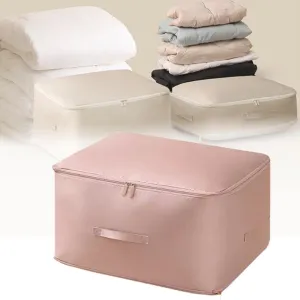Ultra Space Saving Self Compression Organizer, Self Compression Moving Organizer Bags, 2024 New Heavy Duty Moving Bags Space Saving Self Compression Organizer for Comforters (Pink, X-Large)