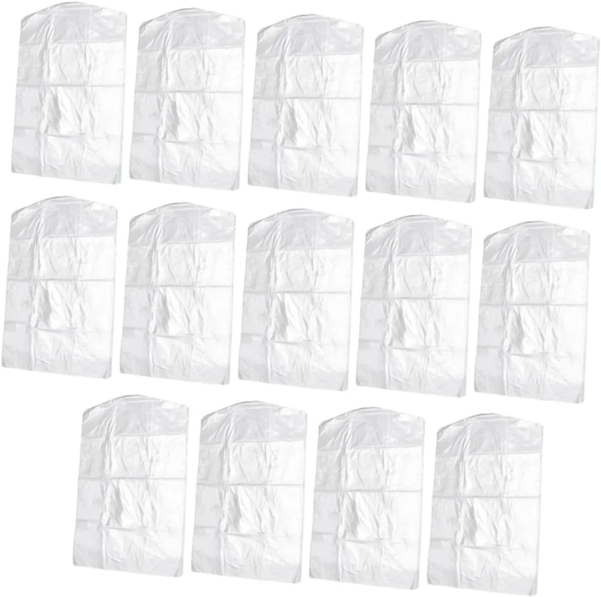 Unomor Dry Cleaning Only Bag Set 20 Garment Storage Bags for Coats Dresses Suits Hanging Covers for Clothes