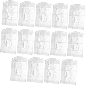 Unomor Dry Cleaning Only Bag Set 20 Garment Storage Bags for Coats Dresses Suits Hanging Covers for Clothes