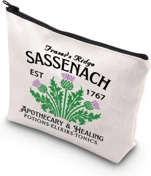 VAMSII Dragonfly Makeup Bag Dinna Fash Sassenach Cosmetic Bag Sassenach Lover Gifts Friends Sister MotherRidge